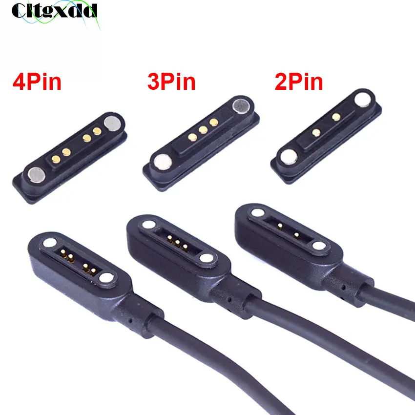 

Magnetic USB Charging Data Cable Male Female Pogo Pin Connector Power Port 2Pin 3Pin 4Pin Magnets Contact Pad PCB Charge Socket