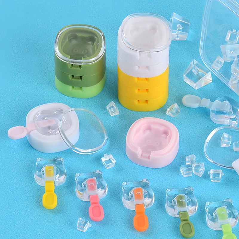 1 ensemble Miniature maison de poupée Simulation fabrication bâton de glace moule Mini ours bâton de glace modèle jouets pour poupée accessoires fille jouet