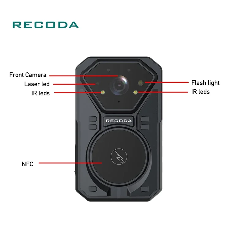 2022 Android  body worn Camera IP68 IR 4G GPS WIFI Body Worn Camera With Face Recognition 10  hour recording