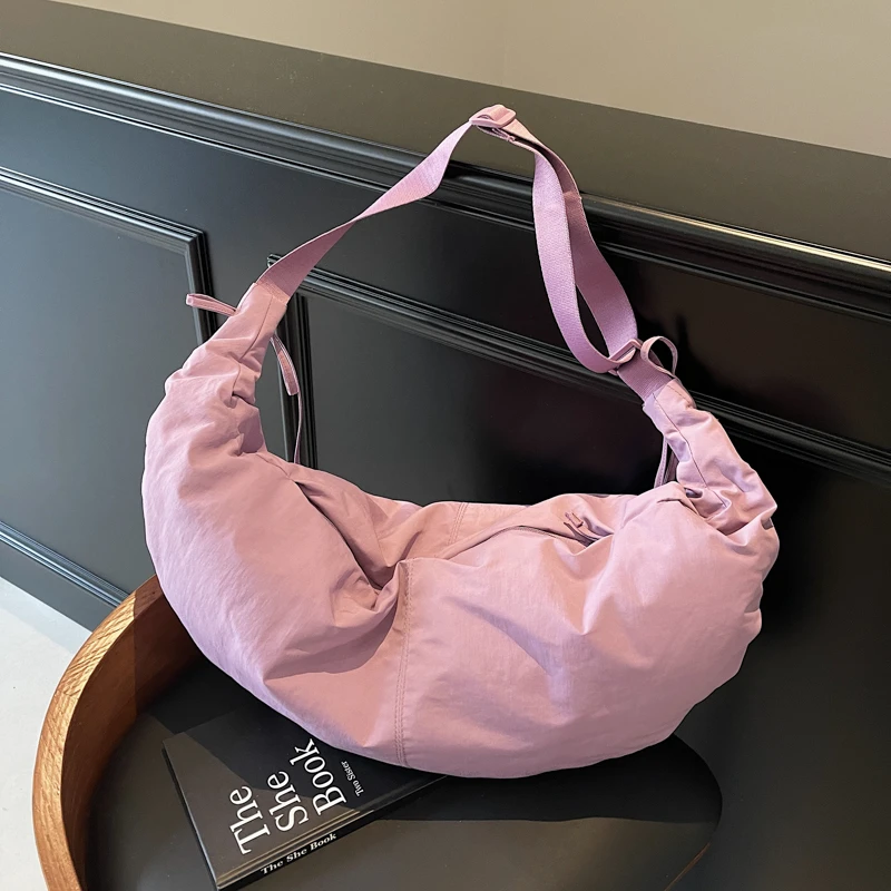 bolsa-crossbody-de-cor-solida-com-ziper-de-nylon-bolsa-simples-e-versatil-feminina-2025-venda-imperdivel-nova-bolsa-feminina-requintada-para-deslocamento