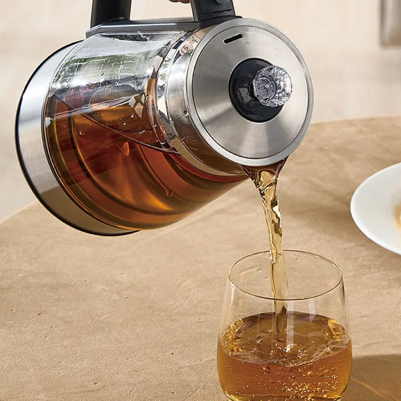 

1200ml Electric Teapot 4 Gear Steam Tea Maker Mini Electric Kettle Office Multifunctional Glass Health Pot Auto Keep Warm 220V
