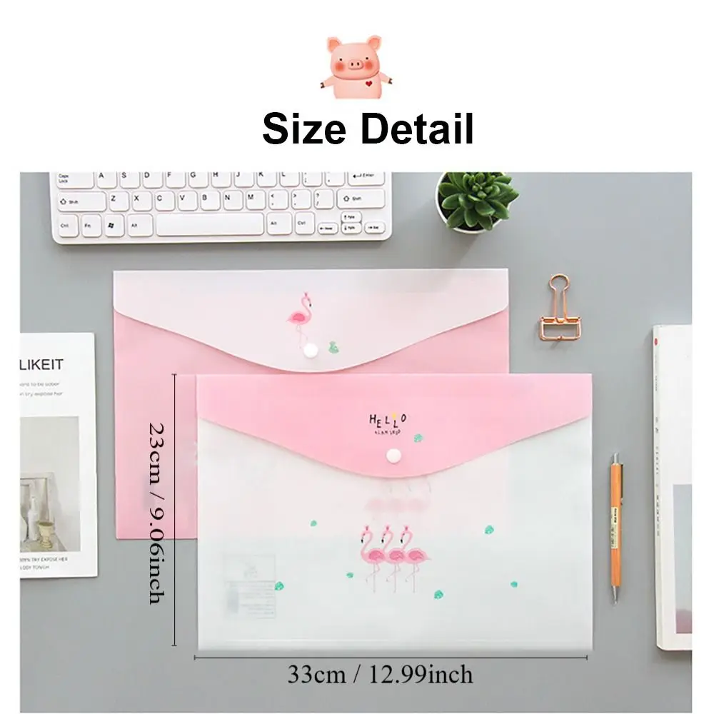 4 stücke 4 stücke Datei halter tragbare pp Snap Schnallen Taschen ordner wasserdicht langlebig a4 Ordner Büro