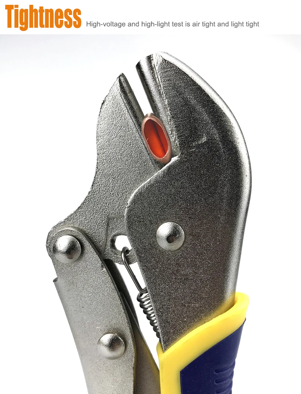 B-Typ-Stahlrohr-Klemmzange ≤6 mm Schnittdichtung, industrielles HVAC-Kühlwerkzeug, Edelstahlklemme für die Reparatur von AC-Rohren – Detail 4