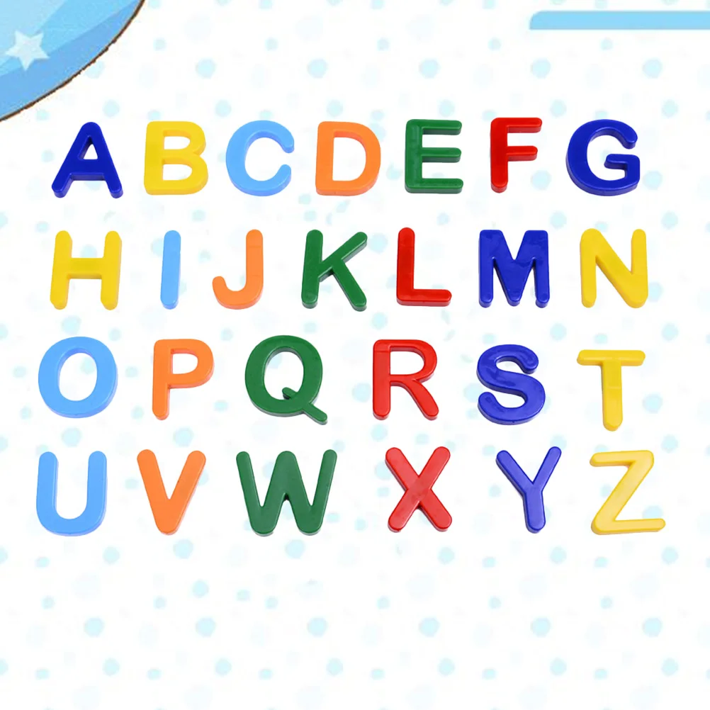 

26 Pcs Magnetic Letter Stickers English Alphabet Kids Toys Puzzle Educational Toy Early Learning Christmas Decor