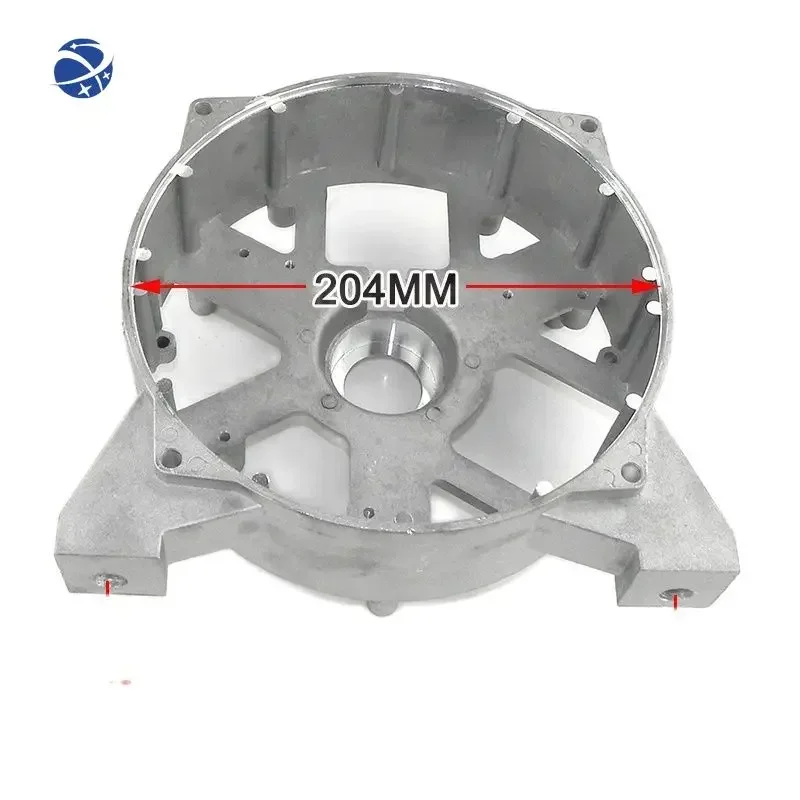 

#YUNYI KIPOR 5KW 6KW 7KW 8kw diesel generator accessories 204mm motor stator rear bracket aluminum end cover large tail cover