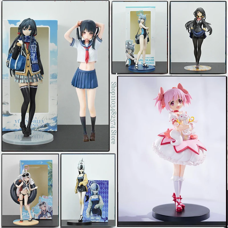 

Anime Arknights Shining & Angelene Figures Seishun Love Yukinoshita Yukino dolls Kantoku Figure Kayoko Shimoe Koharu Figurine