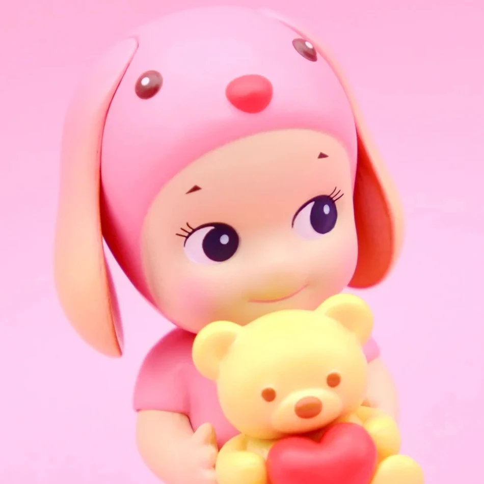 핫 애니메이션 러브 엔젤 기프트 시리즈 블라인드 박스 엔젤 인형 귀여운 PVC 수제 사무실 장식품 발렌타인데이 선물