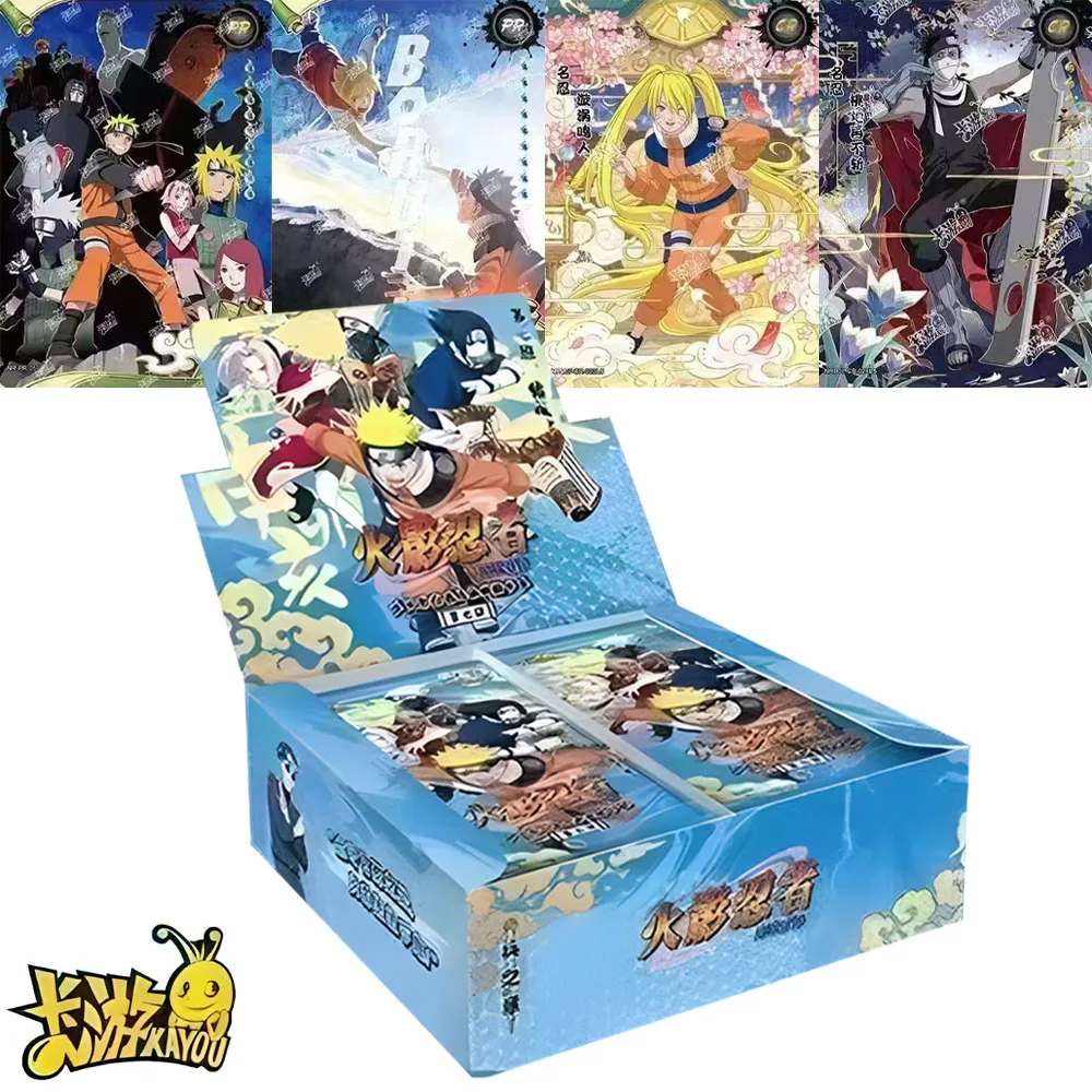 

KAYOU Genuine Naruto Complete Series Cards Sasuke Sakura Kakashi Rare Popular Anime Character Collectible Cards Toy Gifts