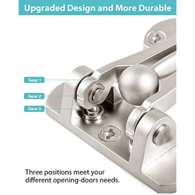 1/2 個盗難防止バックルドアボルトドアロックバックル掛け金ドアアンチロックバックル家庭用肥厚ミュート防錆