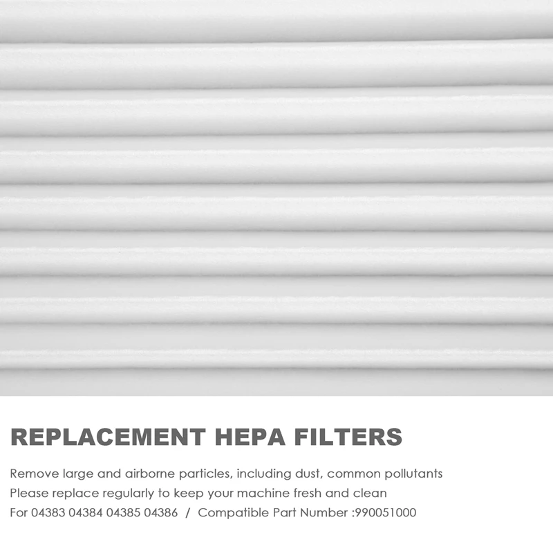 

2 сменных фильтра HEPA, совместимые с Hamilton Beach Trueair Compact Pet 04383 04384 04385 04386, 990051000