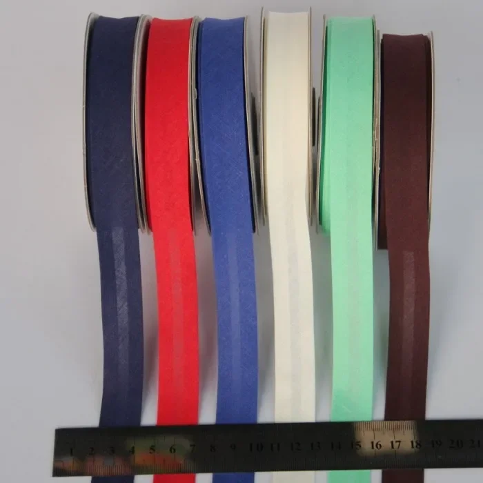 100% Cotton Bias Tape, Bias Binding Tape Size: 20mm, Width:3/4\