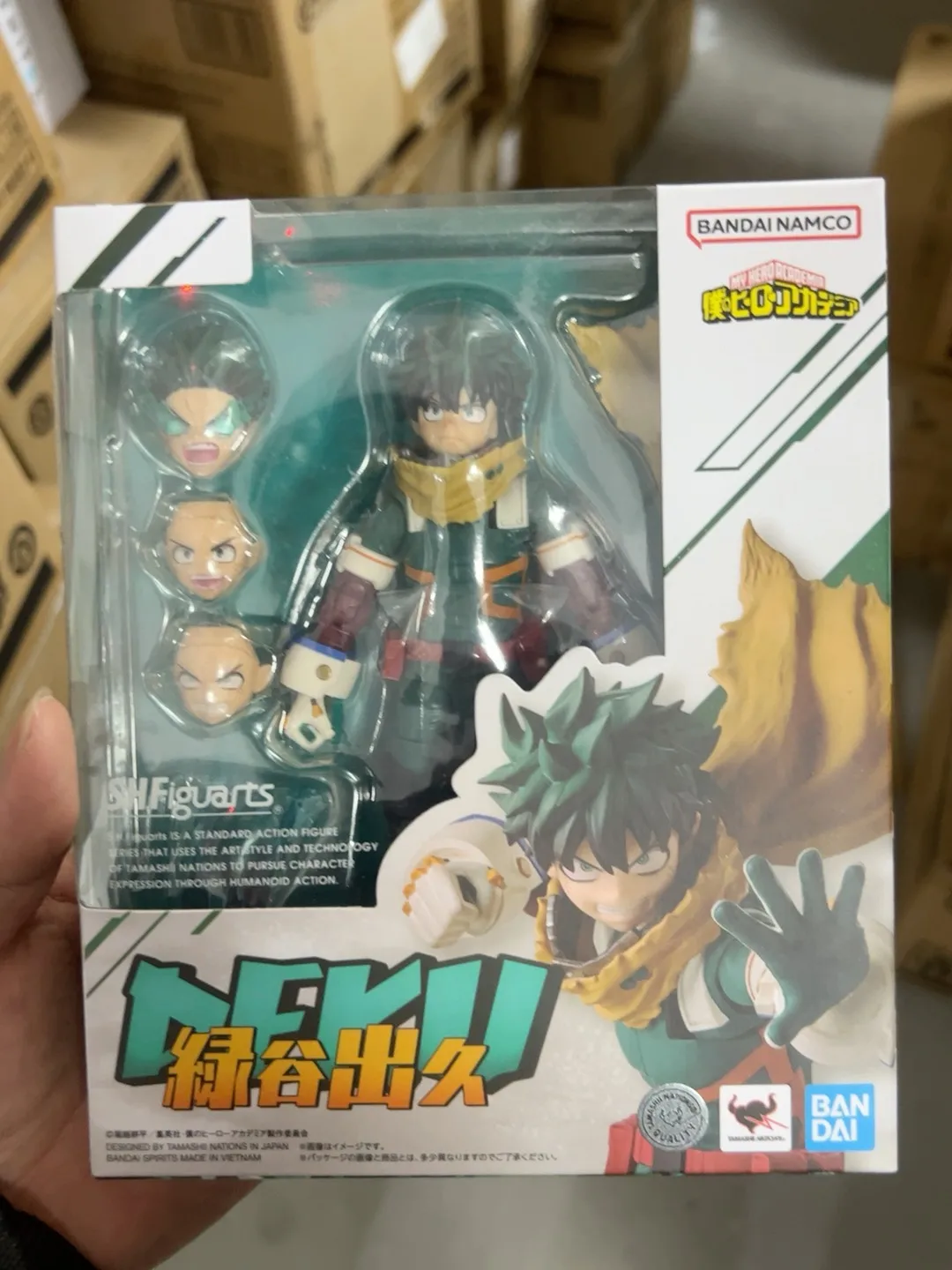 100% Original Bandai S.H.Figuarts SHF HERO Izuku Midoriya PVC Anime Action Figure Character Model Toy Gift