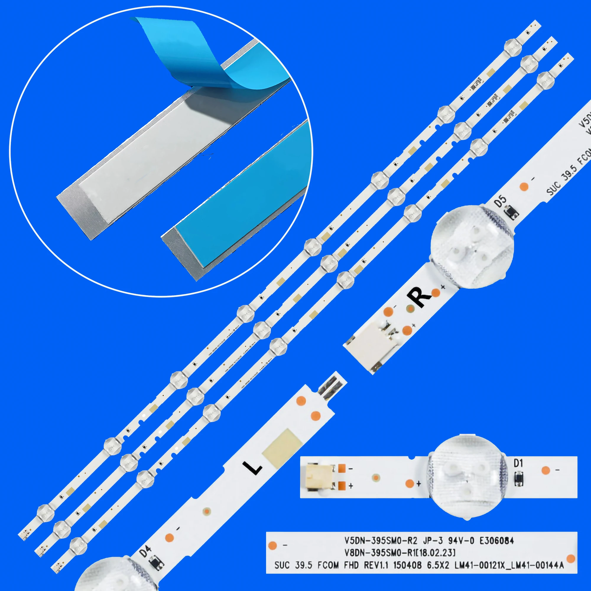 Striscia LED per retroilluminazione per UE40J5200AW UE40J5000 UE40J5300 V5DN-395SM0-R2 BN96-37622A LM41-00355A UE40J5002AK UE40J5005AK UE40J5250