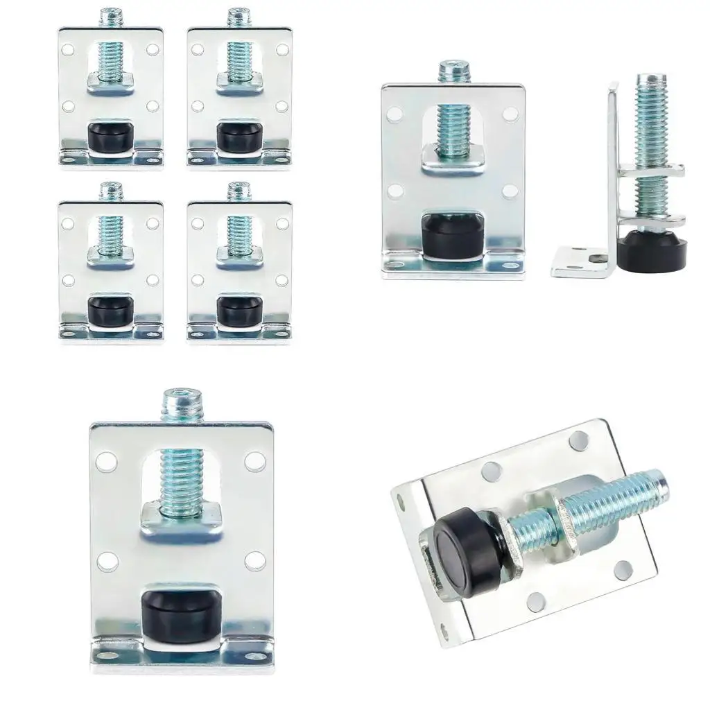 

Y1UD 4 Pcs Heavy Duty Adjustable Furniture Leveler Legs Cold Rolled Steel Leveling Feet for Wardrobe, Sofa, Cabinet, Table