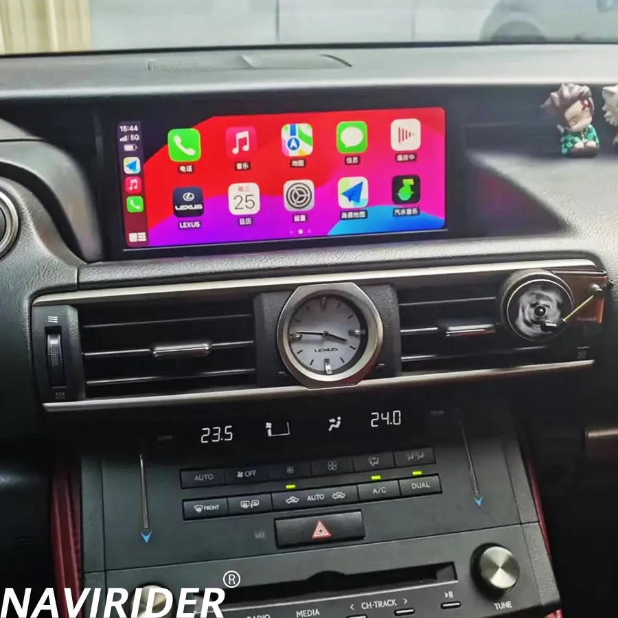 Android 15 Car Radio CarPlay For Lexus IS300 IS350 IS250 IS200T IS 300 350 Stereo GPS Multimedia Video Player 10.25inch Screen