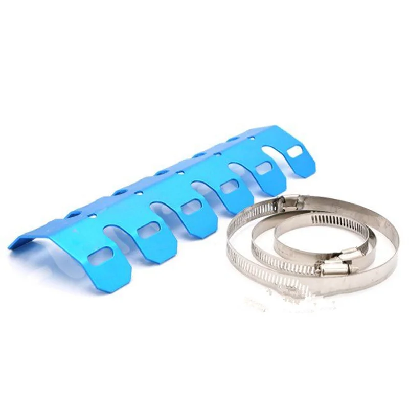 Cross country motorcycle exhaust pipe shield keel anti scalding radiator for Buick car