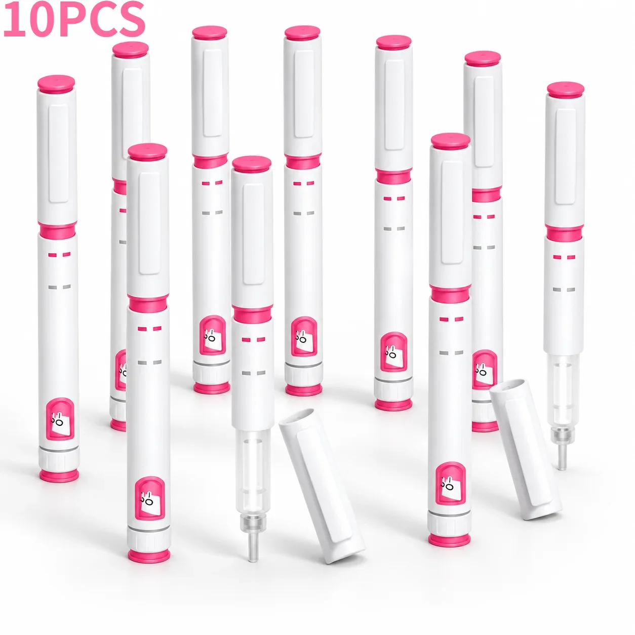 10PCS Disposable Adjustable Pen Injector 60U Insulin Injection Pen 3ml Precise Dosing Suitable For Tattoo Tool Magic Pen