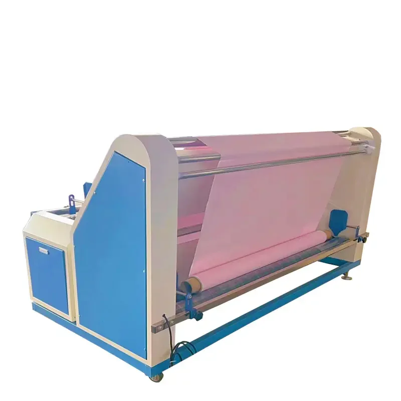 QK-781 High quality automatic count opposite edge fabric roll cutting machine