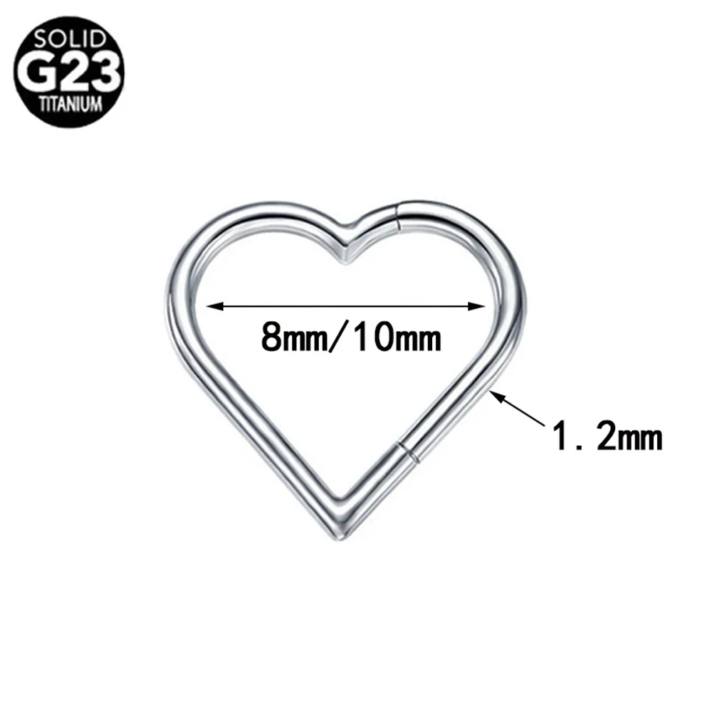 G23 Titanium Bee Septum Nose Ring Piercing