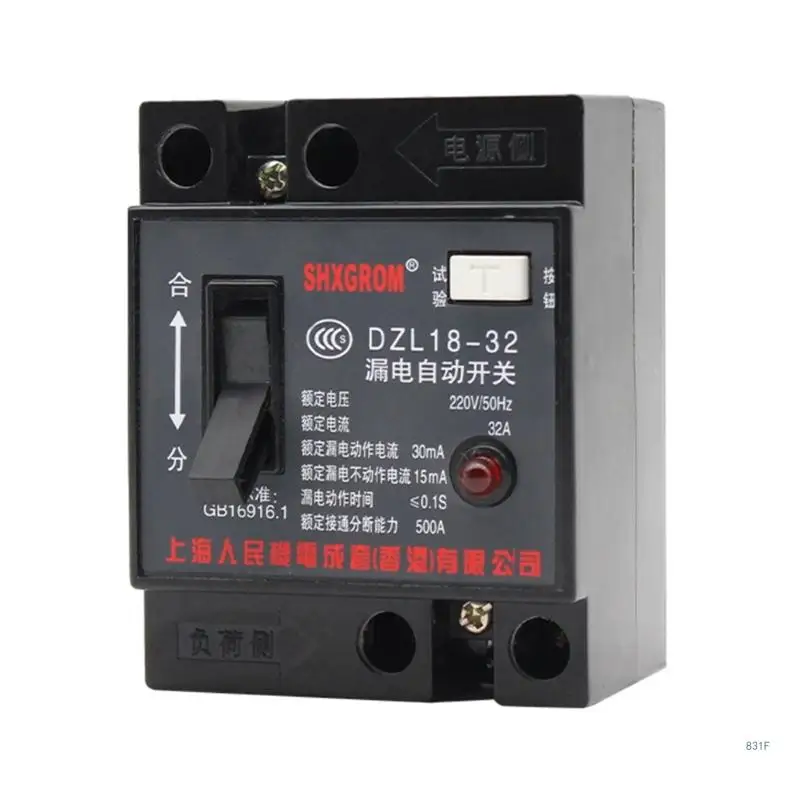 

Miniature Circuit Breaker 220V 32A Current Circuit Breaker Leakage Protection Air Switches Rail Mounted Circuit Breaker