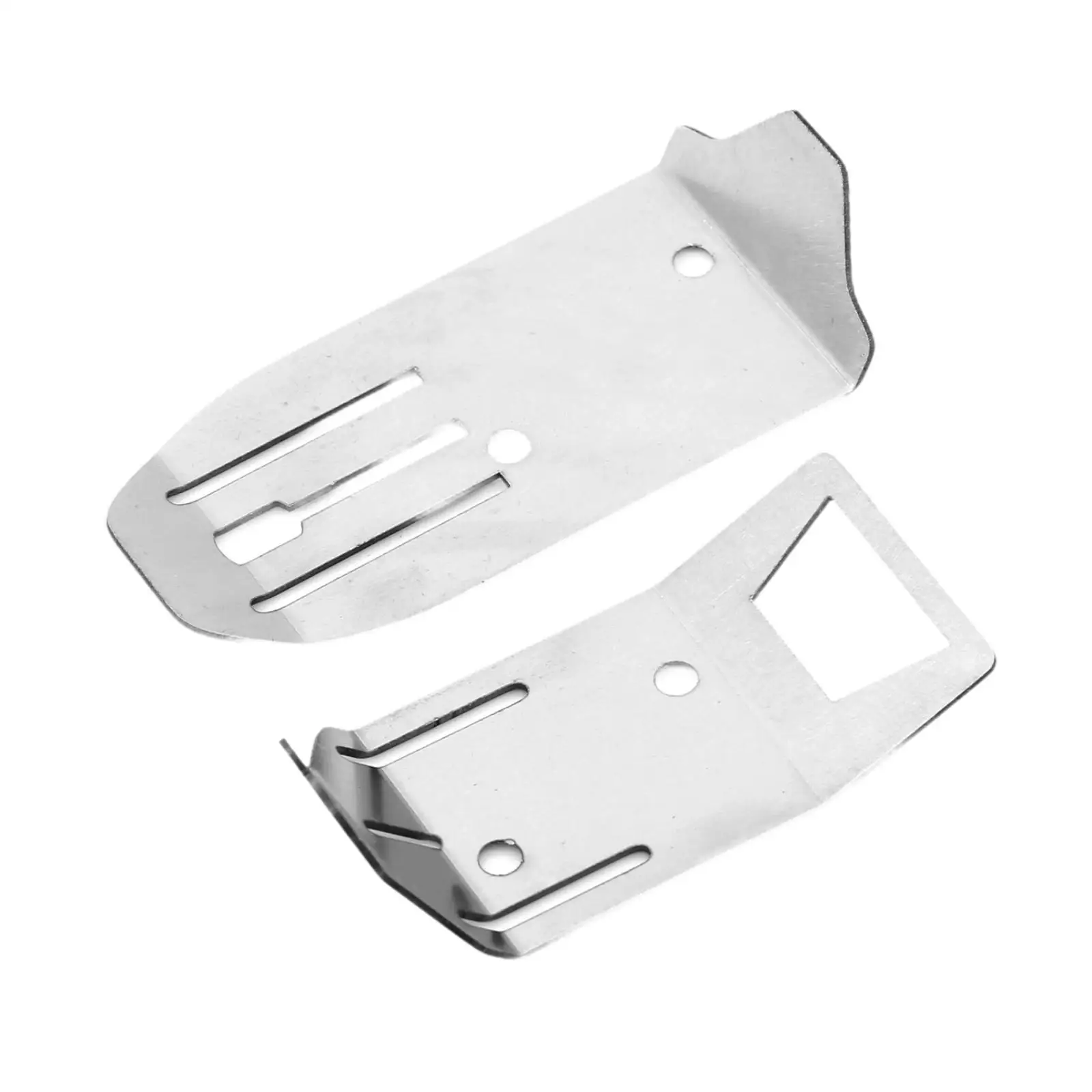 2Pcs Stainless Steel Chassis Skid Plate Chassis Armored Protection Upgrade Accessory Spare Part for Ara2106 1/18 RC Model Car
