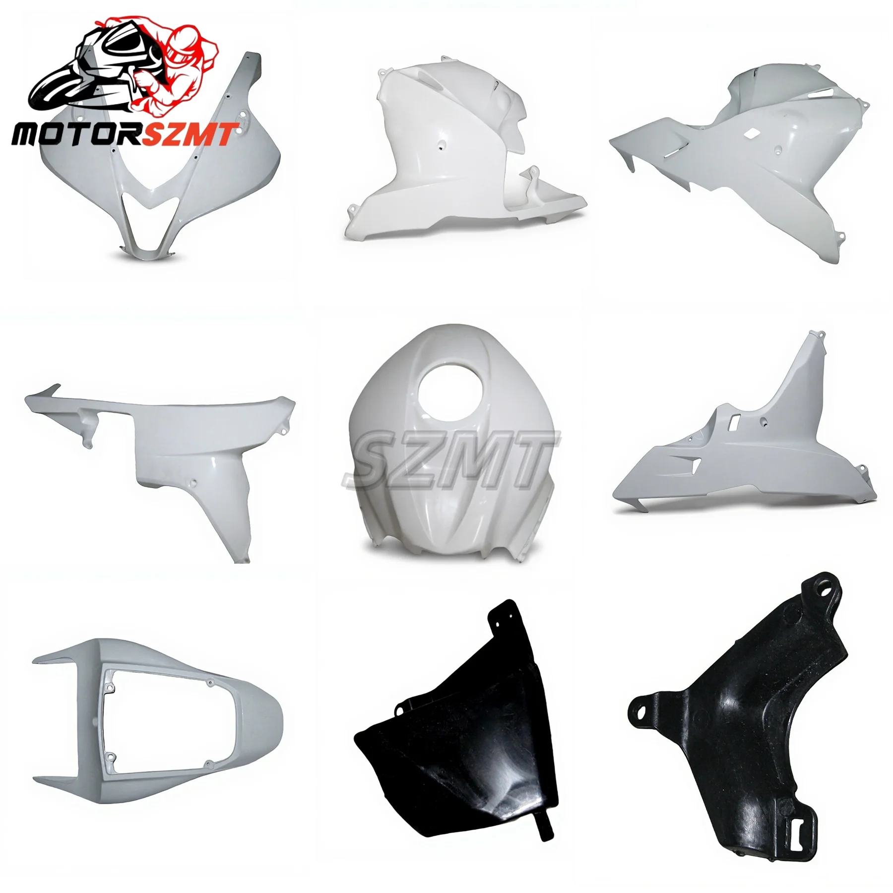For HONDA CBR600RR F5 2009 Motorcycle Unpainted Head Tube Trim Covers ABS Injection Fairings Accessories