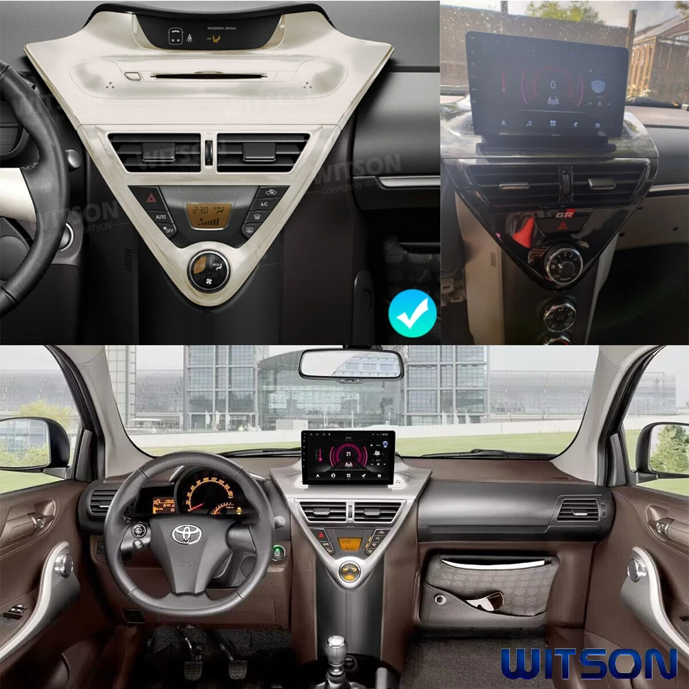 

9'' Android 14 Car Radio Multimedia For Toyota IQ Scion IQ 2008 2009 2010 2012 2013 2014 2015 2016 GPS CarPlay Player Stereo