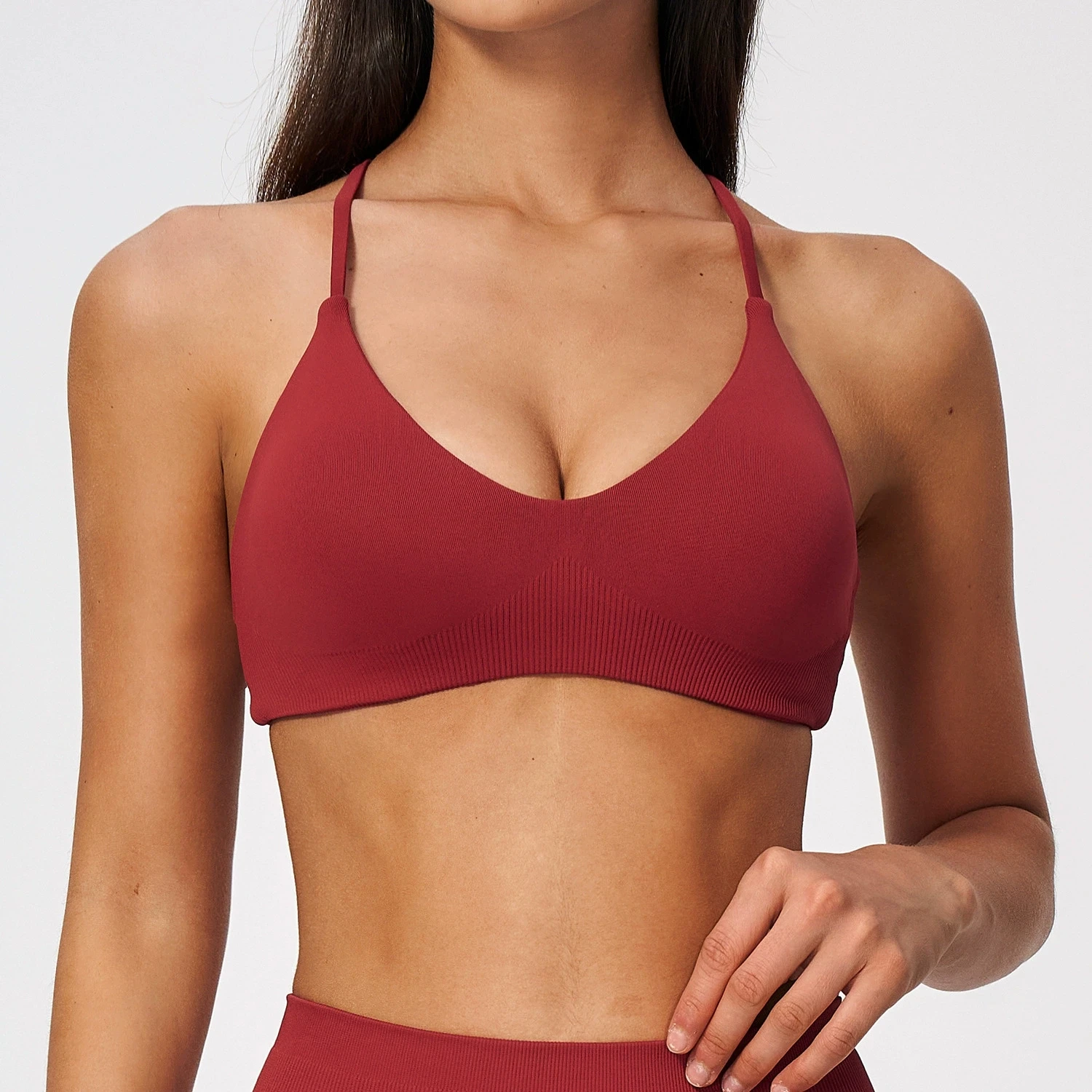 Seamless Sports Bra Women Soli - J-Yoga Fitness 评论和价格