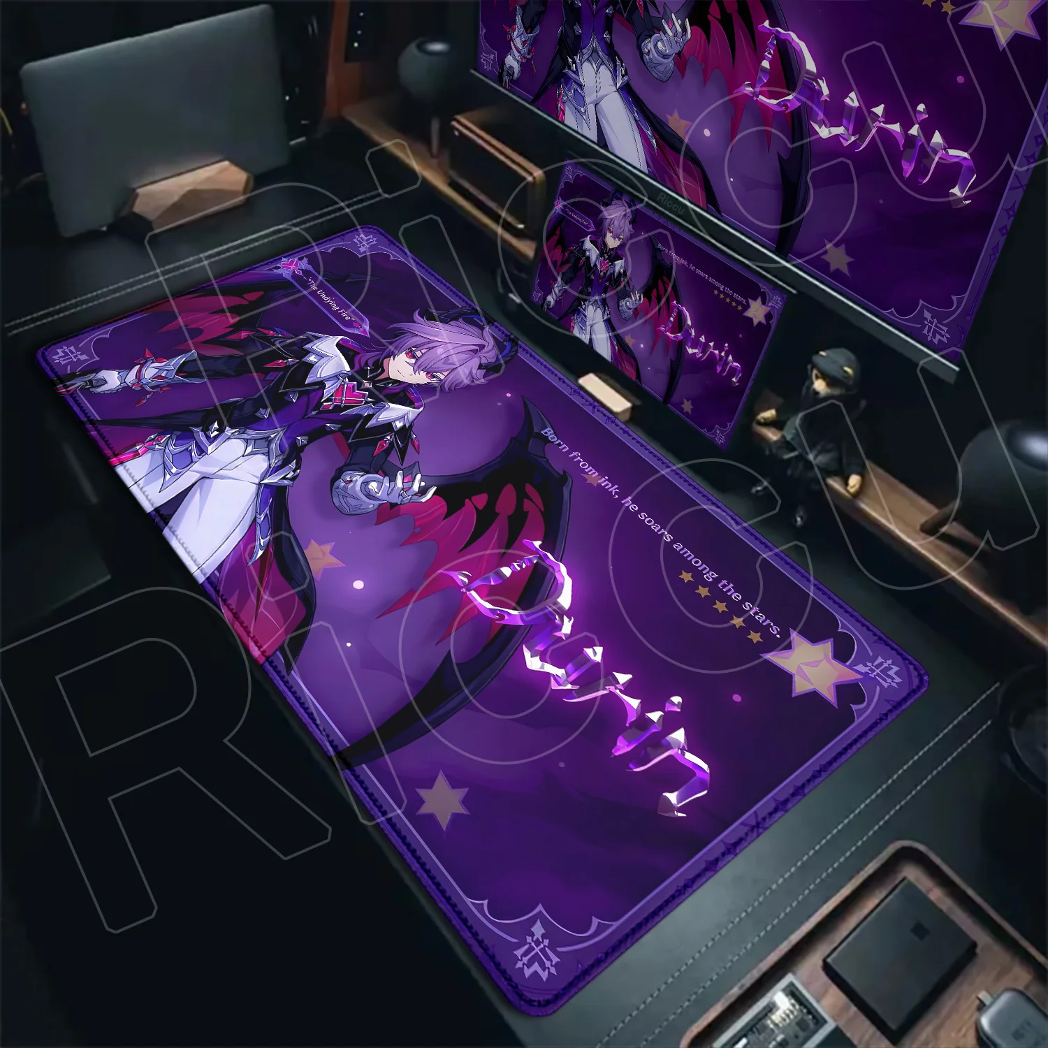 

HD Print Durin Desk Mat Genshin Impact Xxl HD Anime Mouse Pad New Flins Mousepad E-Sports DeskMat PC Large Playmat Cute Mice Mat