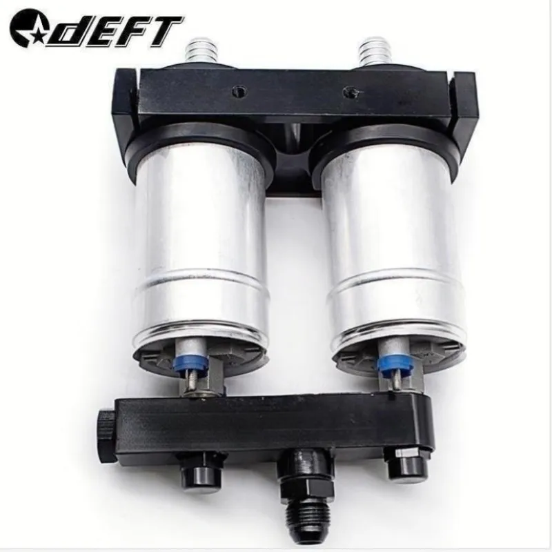 DEFT——One piece  Aluminum Alloy Double Hole Fuel Pump Bracket  + Two Pieces 044 Fuel Pump LD2642+FPB044