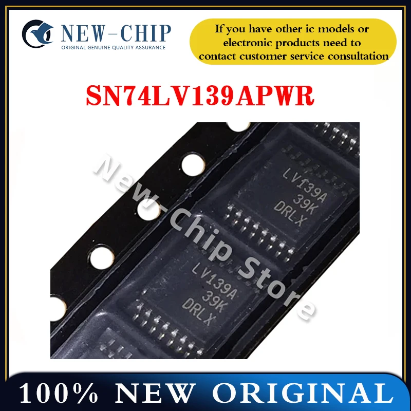 10PCS-500PCS/LOT  SN74LV139APWR  TSSOP-16  Decoder demultiplexer patch  New Original LV139A