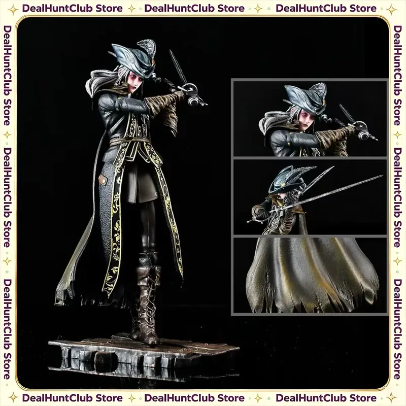 Bloodborne Lady Maria Of The Astral Clocktower 29cm PVC Statue Action Figure, Collectible Display Model for Holiday Gifts