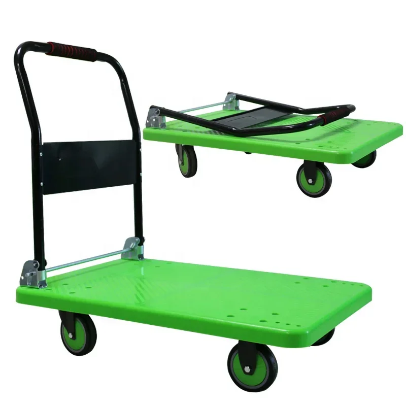 400kg plastic folding platform trolley