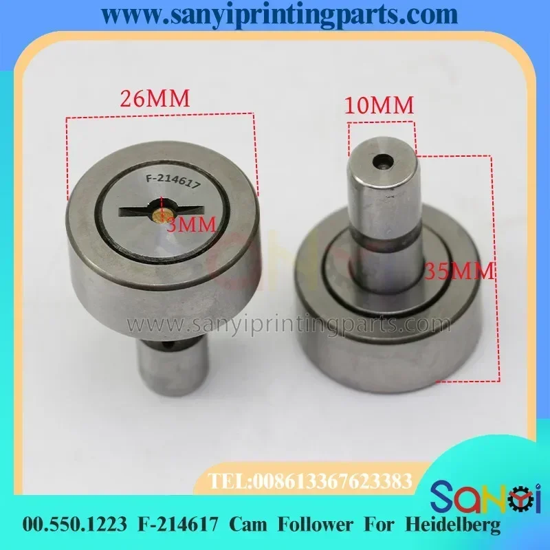 1 PCS 00.550.1223 F-214617 Size :26x10x35MM Heidelberg Printing Machine Cam Follower