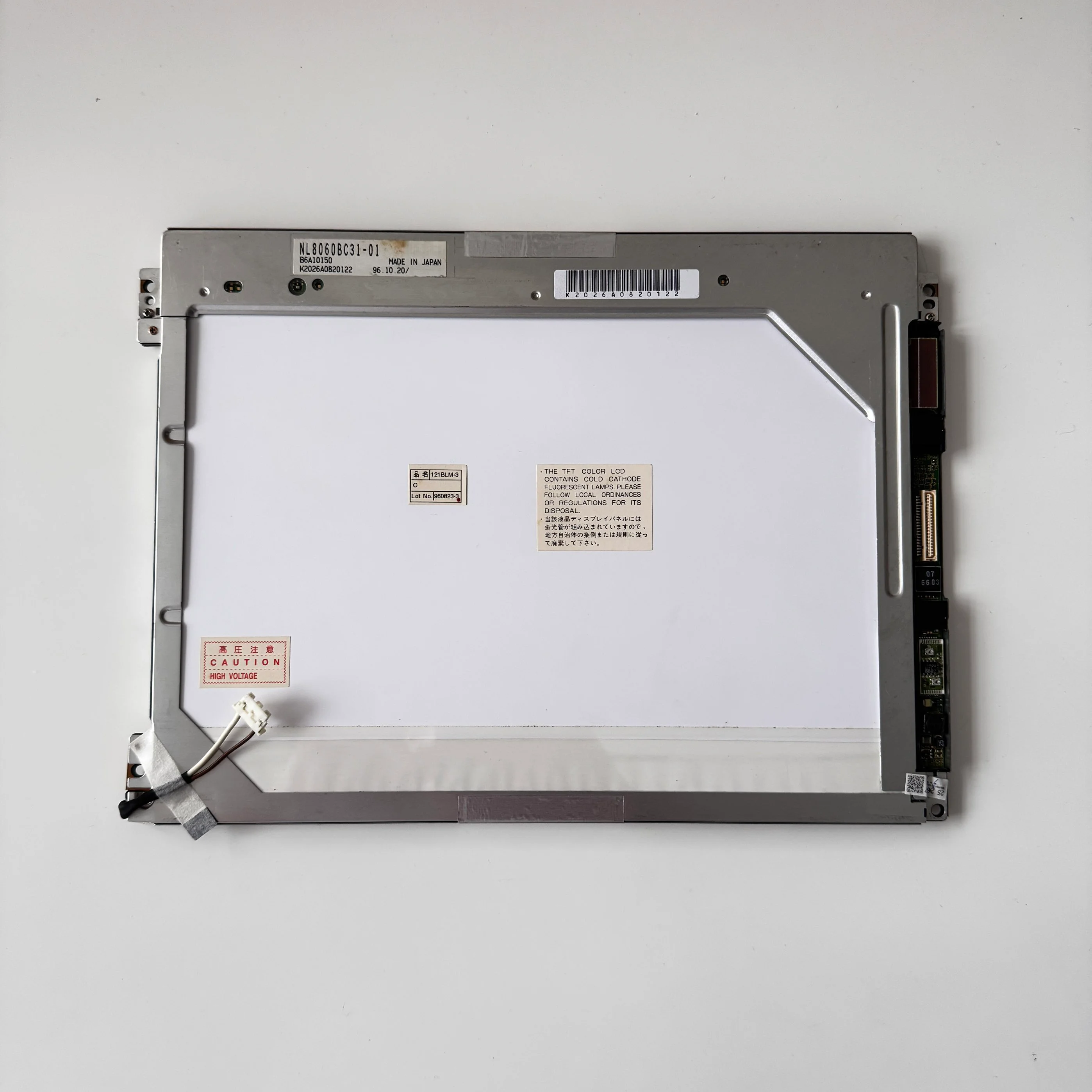 

12,1-дюймовый ЖК-дисплей NL8060BC31-01 NL8060BC31-02 NL8060BC31-09, оригинальный для NEC, качество A+, 800*600, гарантия один год