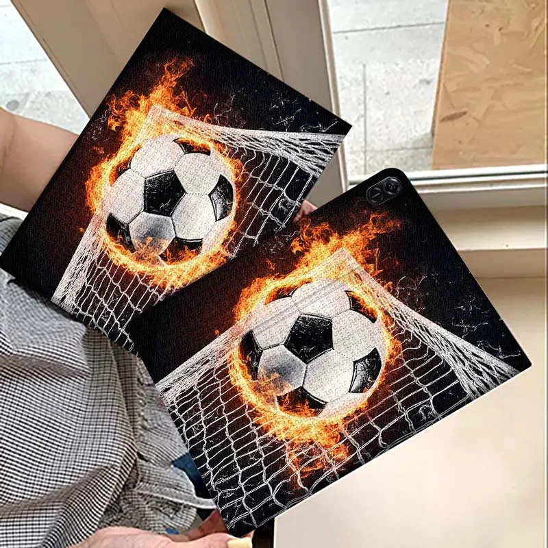 

Fashion football design Tablet Case For Huawei MatePad M5 T5 SE 11 Pro Honor Tab 5 V7 V8 X9 GT 10.1 10.8 Inch