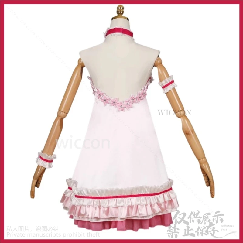Anime Game Yosuga No Sora Anime Kasugano Sora Costume Cos Customized Princess Skirt Pink Evening Dress Lolita Adult Woman Sexy