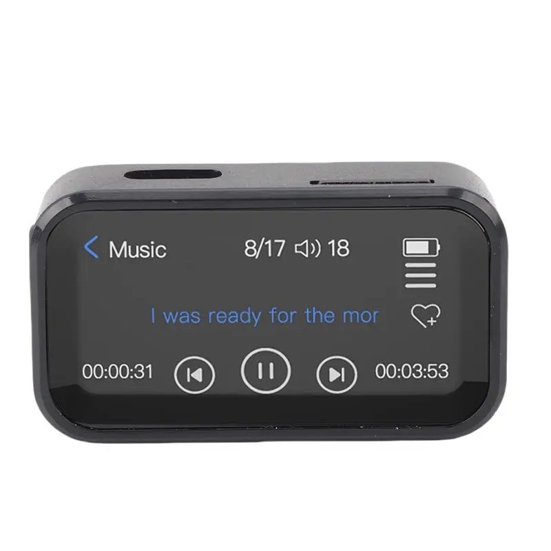 

Портативный MP3-плеер AY14-BT с креплением на пояс, сенсорным экраном, Hi-Fi звуком, воспроизведением музыки без потерь и радио