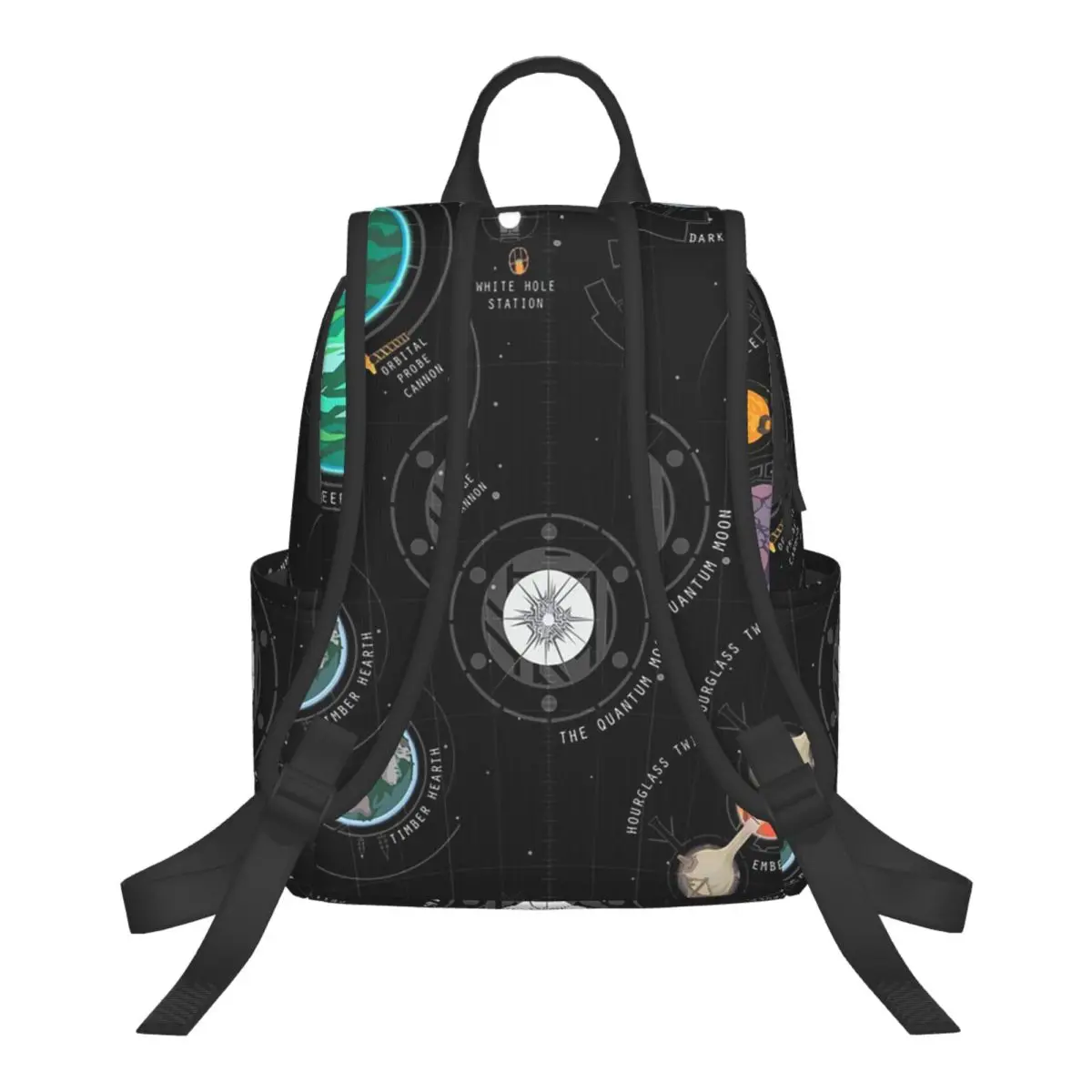 Outer Wilds System Student Backpack School Bag Hiking Travel Daypack for Men Women Bookbag Shoulder Bags
