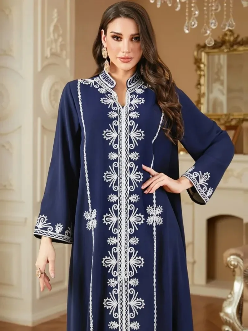 

2025 Abayas For Women Dubai Luxury African Muslim Fashion Dress Caftan Marocain Evening Party Dresses Boubou Robe Djellaba Femme