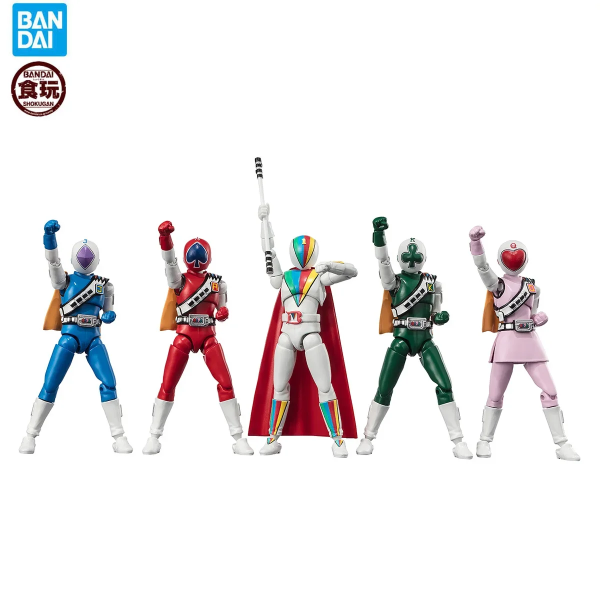 

Bandai SHODO SUPER JAKQ Dengekitai (W/O Ramune) Figure Set Action Figures TOYS
