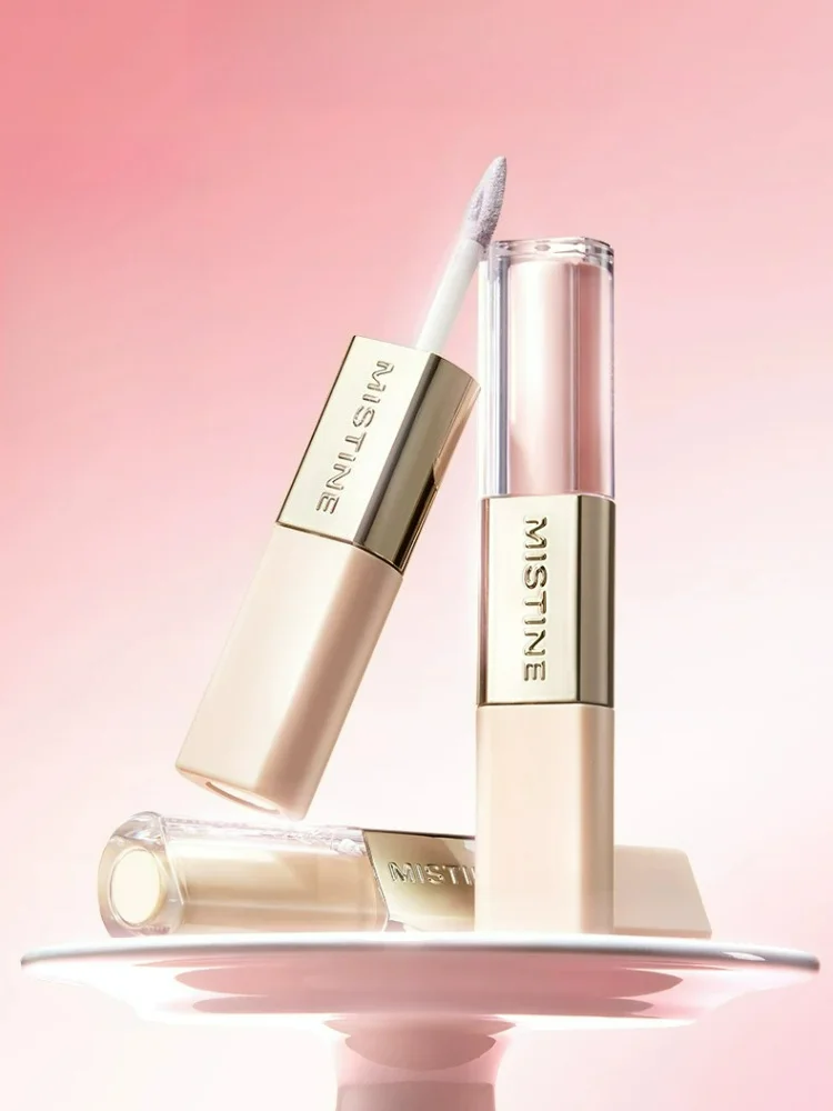 Mistine Double Head High Concealer Brighten To Cover Acne Marks Black Circles Spots Long Lasting Invisible Pores Makeup