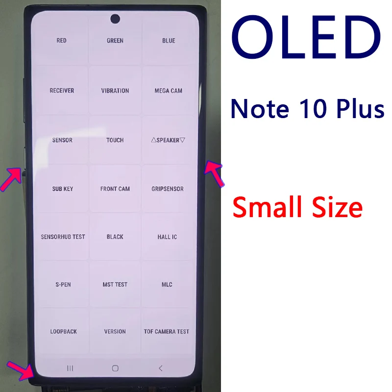 Super Amoled Note10+ LCD Display With Frame Touch Screen Replacement, For Samsung Galaxy Note 10 Plus, N975, N9750, NEW OLED TFT