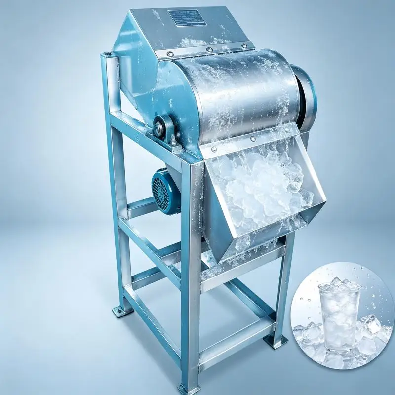 Electric Ice Crusher Machine High Efficiency Stainless Steel Ice Shaver for Cocktails Drinks Bars Restaurants