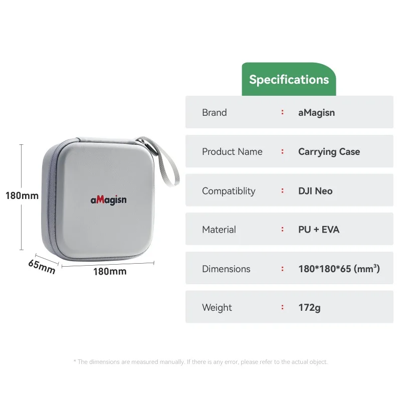 حقيبة منظم حامل AMagis لـ DJI Neo ، حافظة واقية محمولة ، جيب جديد ، ملحقات طائرة بدون طيار