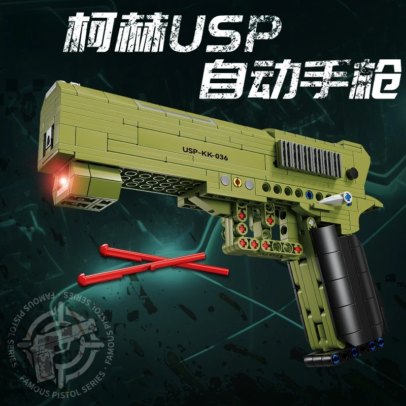 Schusswaffen-Bausteinfiguren, Modelle, Zusammenbausteine für Kinder, Spielzeug und Geschenke für Jungen