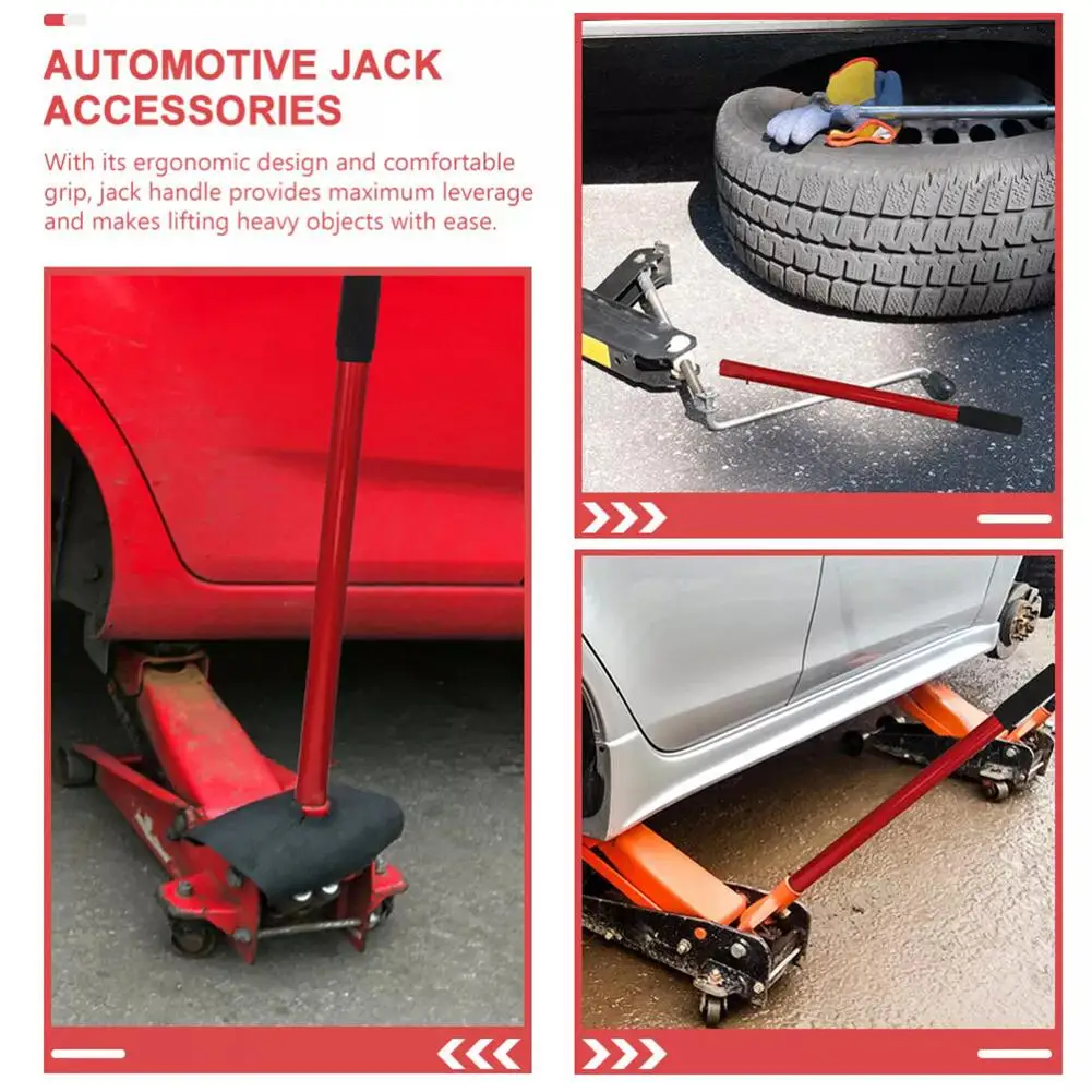 Vertical Hydraulic Jack Handle Metal Practical Sturdy Manual Tool Hydraulic Pole Lever Automotive Car Jack Accessory Replacement
