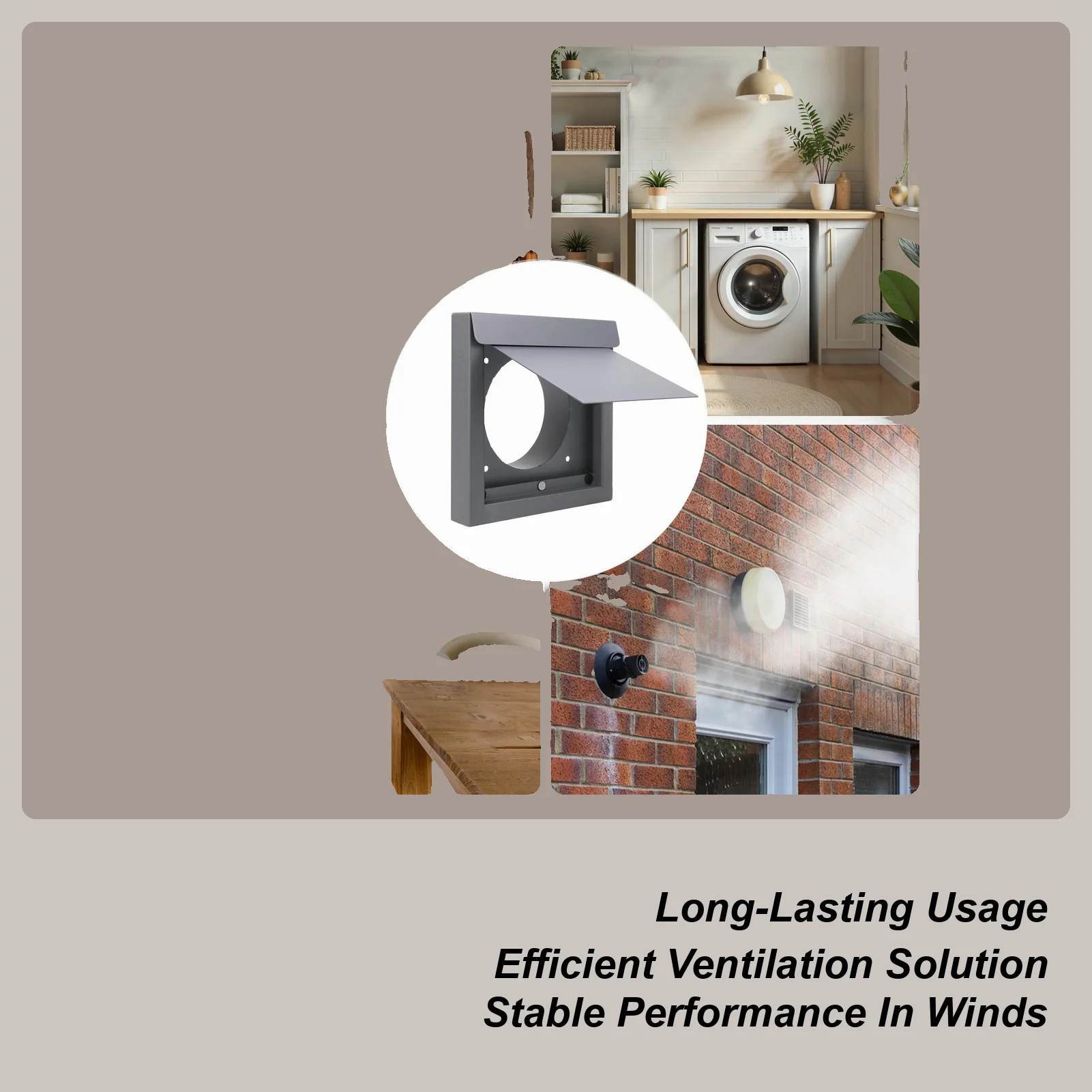 

Крышка вентиляционного отверстия сушилки снаружи 4-дюймовая устойчивая к атмосферным воздействиям наружная стена вентиляционная вытяжка для вентиляции дома наружная стена безопасное обслуживание