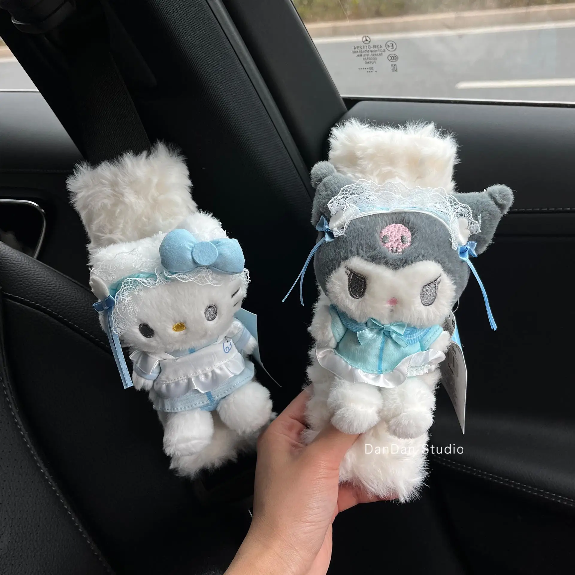 

Hello Kitty Car Seat Belt Pads Universal Car Seat Shoulder Strap Pad Cushion Cover Car Belt Protector Safety Belt Cover