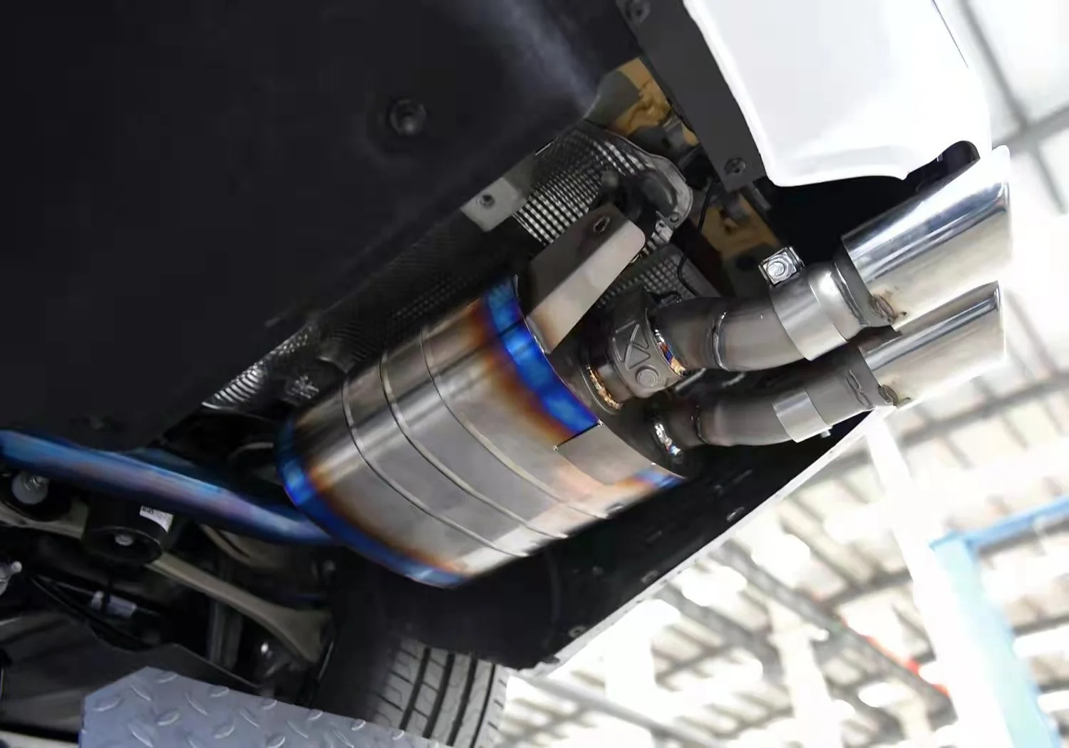 Active Sound Exhaust Pipes Car Muffler Catback System for  A8  D5 3.0T 2017-2021 With Electric Valves